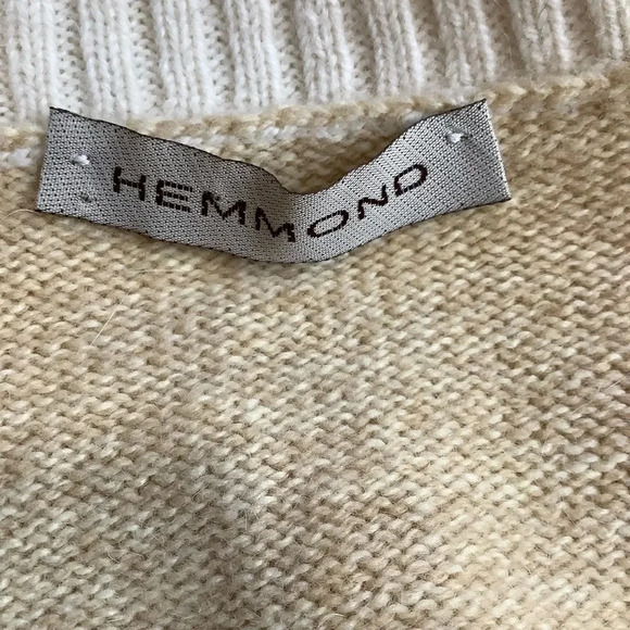HEMMOND Argyle Cashmere Blend Sweater Vest Size L - Picture 9 of 15